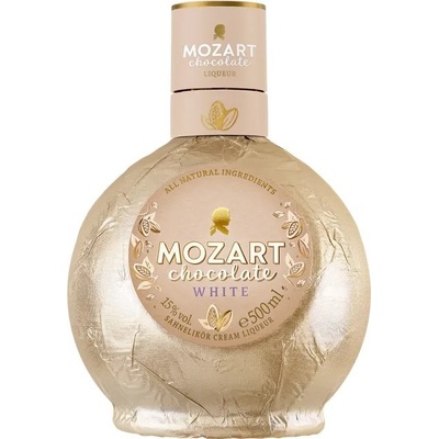 Mozart White Chocolate Strawberry 15% 0,5 l (holá láhev)