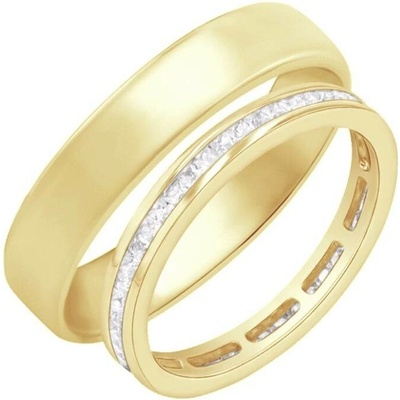 Eppi Eternity prsten s lab-grown diamanty a pánský komfortní prsten Mirica RW43664