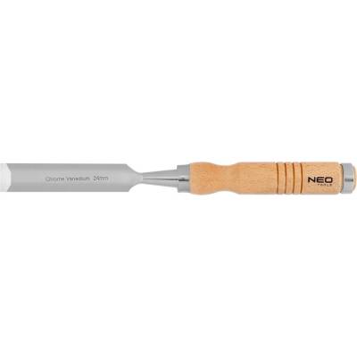 NEO TOOLS Dláto 24 mm, dřevěná rukojeť