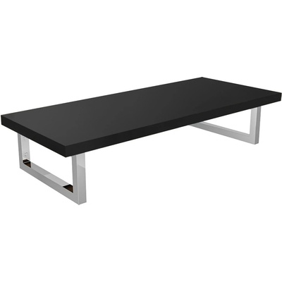Cerano Doska pod umývadlo Navira Pro + 2 konzoly pod dosku čierna matná 60x46x3,6 CER-606078