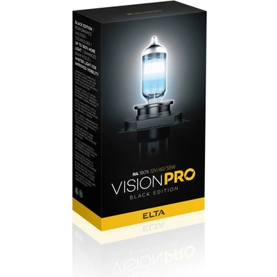 H4 12V 60/55W VISION PRO 180% Black Edition BOX 2ks (3205)