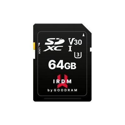 GOODRAM SDXC UHS-I U3 64GB IR-S3A0-0640R12