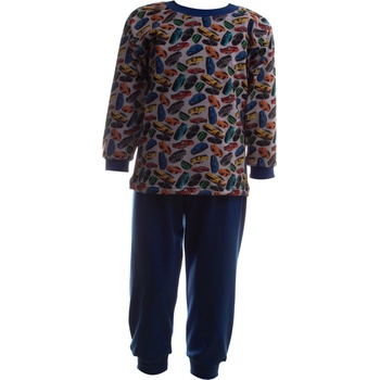 Dětské pyžamo Auta P01007 modré