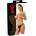 Late X LateX Briefs Black S-L with Dual Silicone Extensions