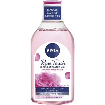 Nivea Rose Touch Мицеларна вода с розова вода Почистваща вода дамски 400ml