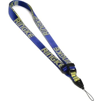 Ringke Връзка тип ремък от Ringke Neck Strap Lanyard Lettering - синя (8809716077847) - 10015