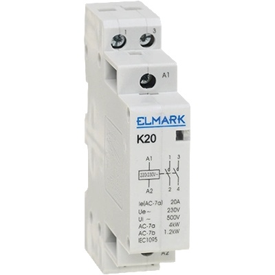 ELMARK МОДУЛЕН КОНТАКТОР k20 100a 230v 2НО (23080)