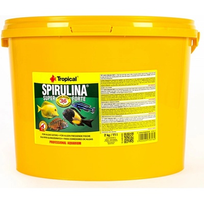 Tropical Spirulina Super Forte 36% Flakes 11 l, 2 kg