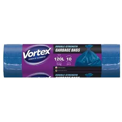 Vortex ultra strong Двупластови 120 л, торби за отпадъци, 10бр (4823071623376)