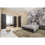 DIMEX ART Самозалепваща се флизелинова фототапета текстура от сив мрамор 375 x 250 см