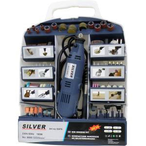 Silver Мини шлайф за гравиране 160 w с аксесоари 300 бр. 67317 (s10476)