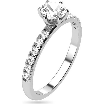 iZlato Forever Diamantová obruč z bílého zlata pro diamant Delta CSTM4PW 050