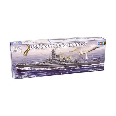 Trumpeter slepovací model USS South Dakota BB-57 1:700