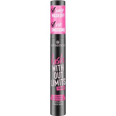 essence lash WITHOUT LIMITS TUBING objemová a predlžujúca riasenka 04 Black Tubing 13 ml
