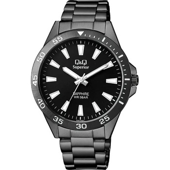 Q&Q Мъжки часовник Q&Q Superior Sapphire S08A-003PY (S08A-003PY)