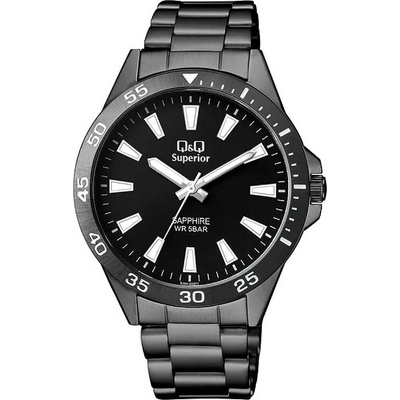 Q&Q Мъжки часовник Q&Q Superior Sapphire S08A-003PY (S08A-003PY)