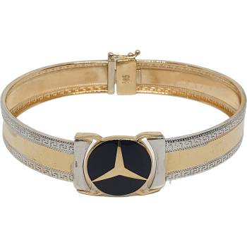 VipGold Златна мъжка твърда гривна 15.48 гр (grtm04)