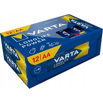 VARTA longlife power cube батерия с дълъг живот aa, алкална, 12 бр. в опаковка 4906121132 (4906121132)
