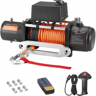 Elektrický navijak Vevor 5400 kg 12V DC diaľkové ovládanie