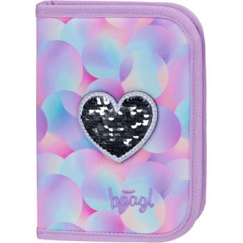 Baagl Училищен пенал един етаж Candy BAAGL | Rozov | Момичешки | UNI