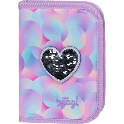 Baagl Училищен пенал един етаж Candy BAAGL | Rozov | Момичешки | UNI