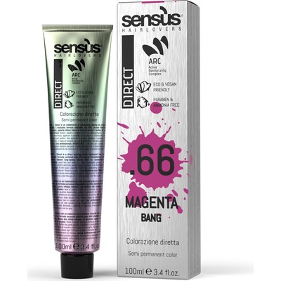 Sensus Direct Bang 66 Magenta - Přímý pigment 100 ml