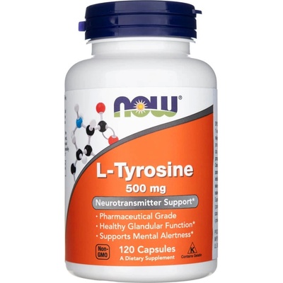 Now Foods Foods L-Tyrosin 500 mg 120 kapslí