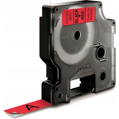 Dymo černý tisk/červený podklad, 7m, 12mm, S0720570 – Hledejceny.cz