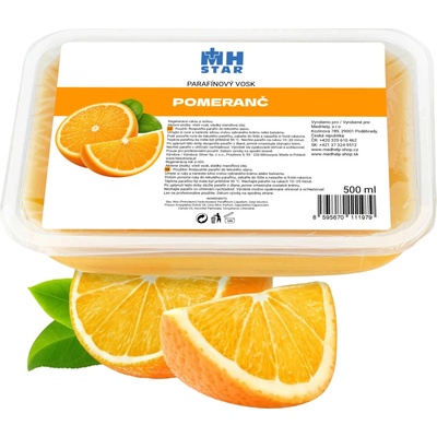 MH Star parafín Pomaranč so včelím voskom 500 ml
