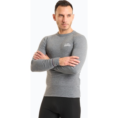 ODLO Мъжка термоблуза с дълъг ръкав ODLO Active Warm Originals Bl Top Crew Neck odlo steel grey melange