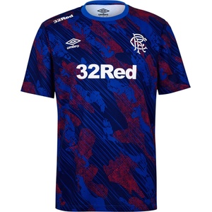 Umbro Mens Umbro Rangers Pre Match Kit Armed Forces 2025 2026 - Blue/Red