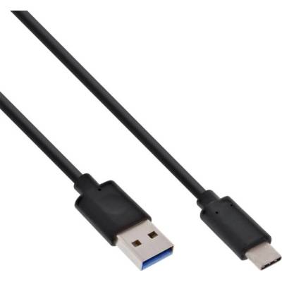 InLine 35717 USB кабел USB 3.2 Gen 2 (3.1 Gen 2) 0, 3 м USB A USB C Черен (35717)