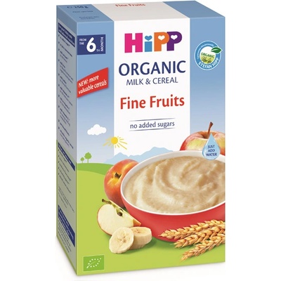 HiPP Био инстантна млечна каша меки плодове 250 гр. - 6+ месеца