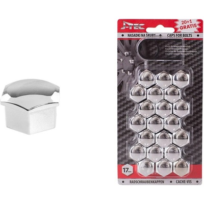 amio Sada krytiek pre skrutky kolies 17 mm - chrómové