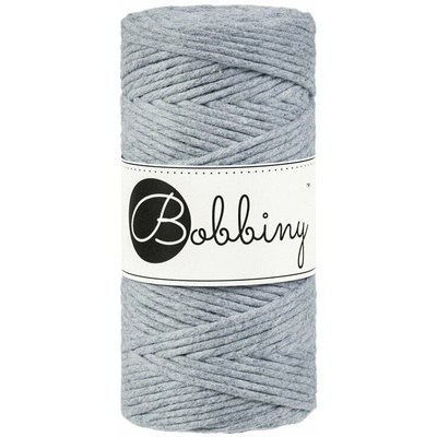 Bobbiny Macrame Cord 3 mm 100 m Silver юта (MS-E015)