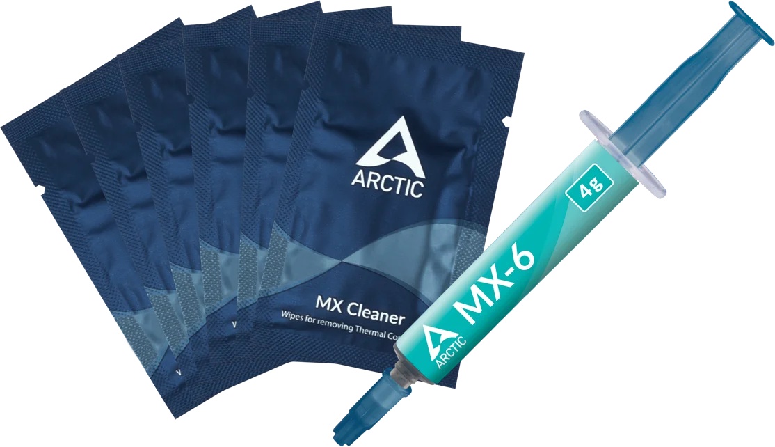 Arctic Tермопаста Arctic MX-6 4g with 6pcs MX Cleaner | ACTCP00084A (ACTCP00084A)