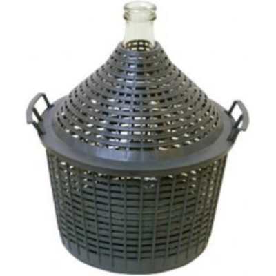 Demižón 25l sklo,v plast KLC