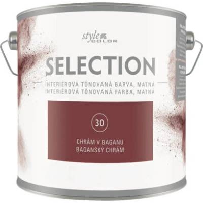StyleColor Selection 2,5 l Chrám v Baganu červená