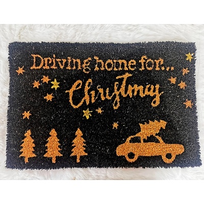 Vianočná rohožka pred dvere kokosová