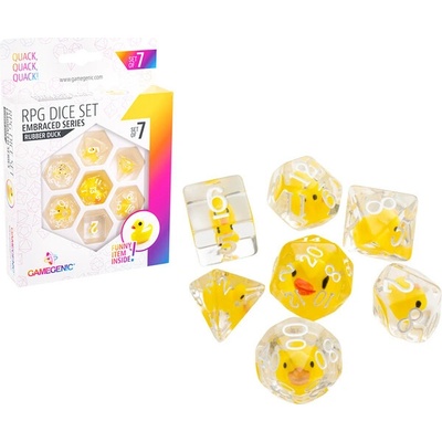 Gamegenic RPG set kociek Rubber Duck (7 kociek) Embraced Series