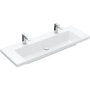 Villeroy & Boch Subway 3.0 Double 130x48 cm CeramicPlus stone white (4A70D1RW)