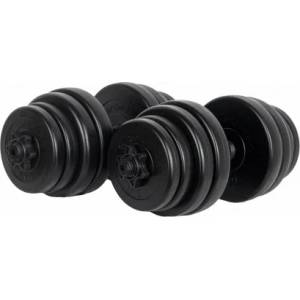Sportmann PVC дъмбели пълни с цимент SPORTMANN 2 x 15 кг