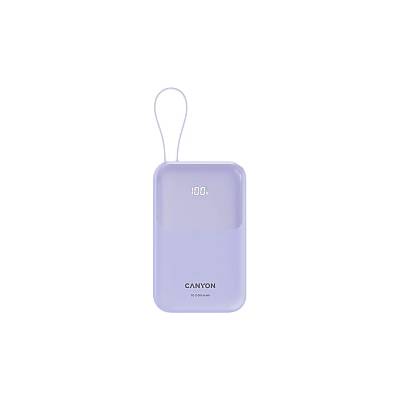 power bank OnPower 101 built-in cable 10000 mAh PD22.5W Purple (CNS-CPB101PU)