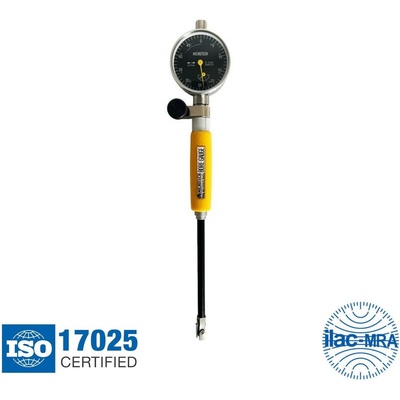 MIROTECH Вътромер с индикаторен часовник и карбидни контактни точки Microtech 132050144, 18-50 mm, 0.01 mm, 2000 mm (132050144)