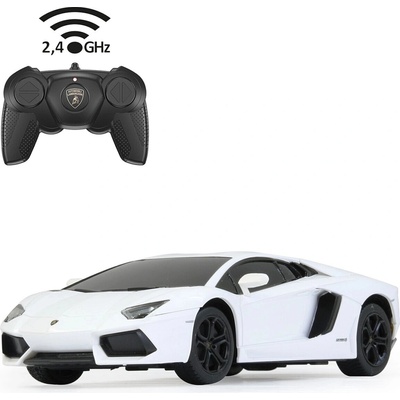 Jamara Rádiom ovládané auto Lamborghini Aventador 1:24 biele RTR
