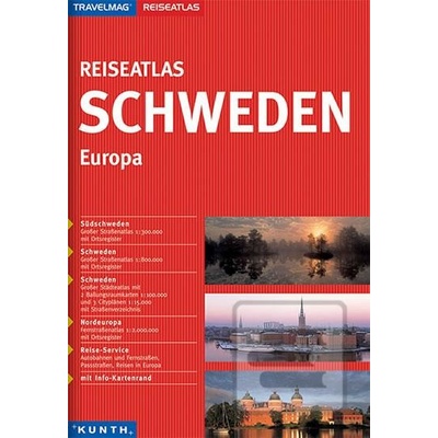 ŠVÉDSKO ATLAS/SCHWEDEN REISEATLAS
