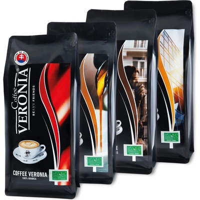 Coffee Veronia mix blendy zrnková 4 x 1 kg