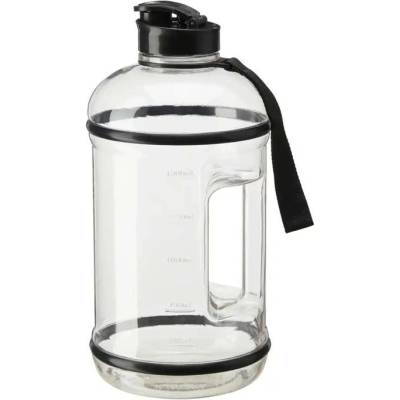 Sconto fľaša na vodu TO GO čierna / priehľadná 2200 ml