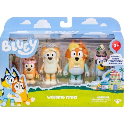 Moose Bluey 4pk Special Set Wedding (90268)