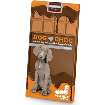 EBI DogChoc - Шоколад Без Захар, с Витамини и Биотин - Фъстъчено масло 100 гр 377-427278